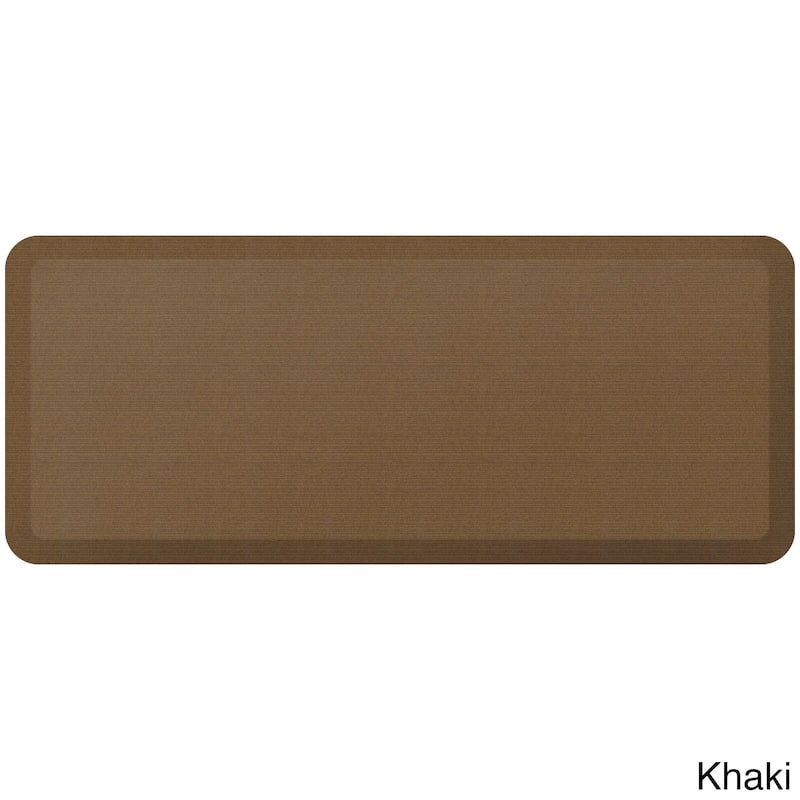 Designer Comfort Grasscloth Anti-Fatigue Kitchen Mat