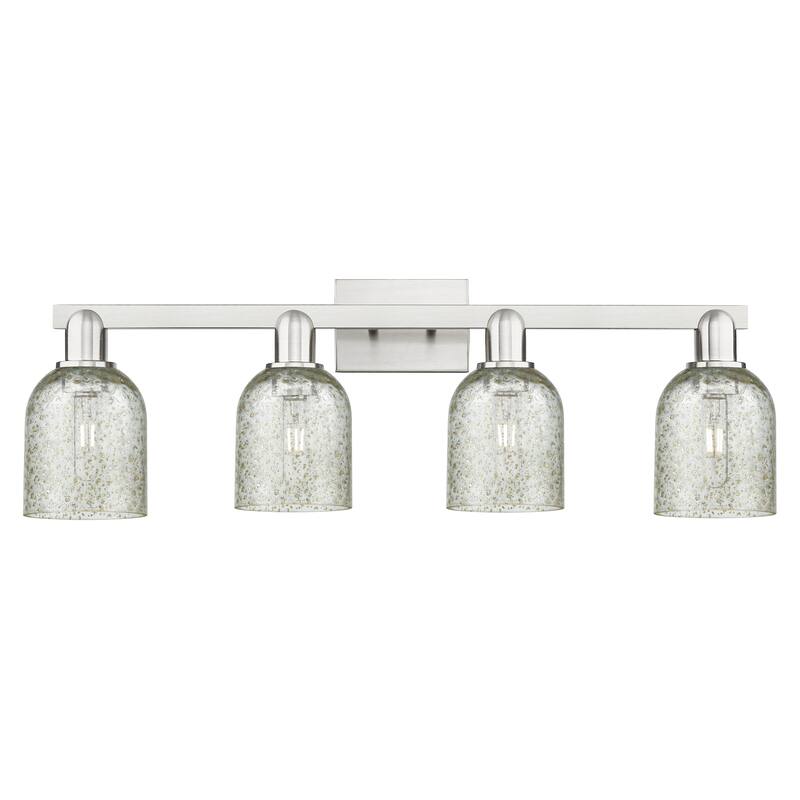 Innovations Lighting Endless Possibilities Arcadia - Caledonia - 4 Light 32" Bath Vanity Light - Brushed Satin Nickel/Mica