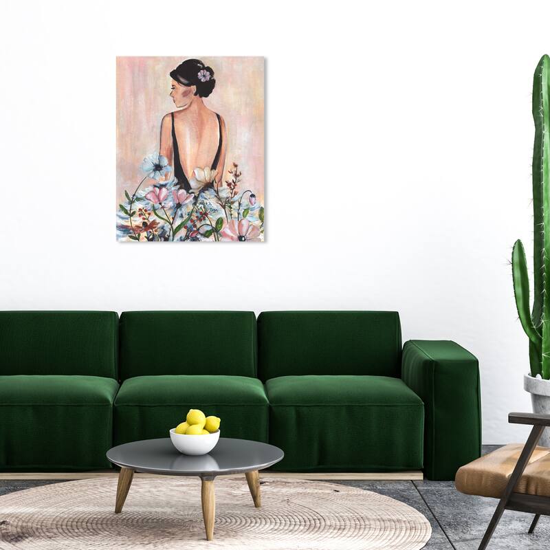 Wynwood Studio Fashion and Glam Modern Beauty II Pink and Light Pink Traditional Wall Art Canvas Print - 36 x 30