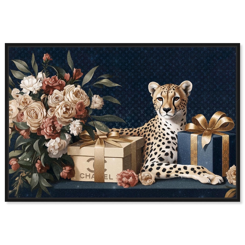 Cheetah Glam Gift Boxes Canvas by Art Remedy