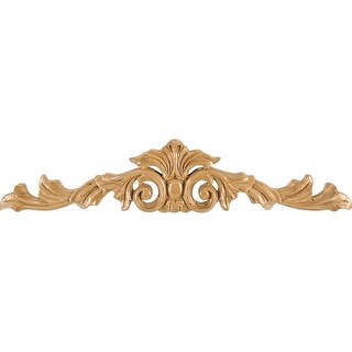 Hardware Resources Onlay with Acanthus Styling, 3-1/4"H x 15-1/4"W x
