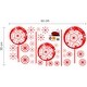 preview thumbnail 17 of 15, Walplus Red Pink Dandelion Flower Wall Sticker Nursery Decor Decal