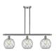 Option Brushed Satin Nickel / Clear Glass with White Rope