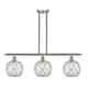 Option Brushed Satin Nickel / Clear Glass with White Rope
