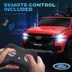 preview thumbnail 14 of 15, 12V Kids Ride-On Truck Licensed Ford Ranger with Remote Control, Music, Lights & Storage - Electric Car
