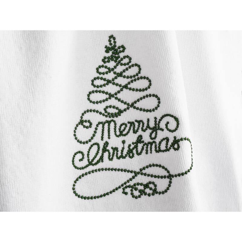 American Soft Linen Christmas Towel Set 100% Turkish Cotton 16x28 inches Christmas Hand Towels XMAS Gift