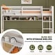 preview thumbnail 12 of 40, Twin Over Twin Solid Wood Bunk Bed for Kids and Adults, No Box Spring Required