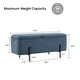 preview thumbnail 19 of 31, MCombo Storage Ottoman Bench, Teddy Fabric Upholstered Footstool with Storage Space - 15.7"D x 47.2"W x 20.5"H