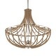 preview thumbnail 4 of 9, Uttermost Lovelock 4 Light Rope Empire Chandelier - 27.5"W x 27.5"D x 24.25"H