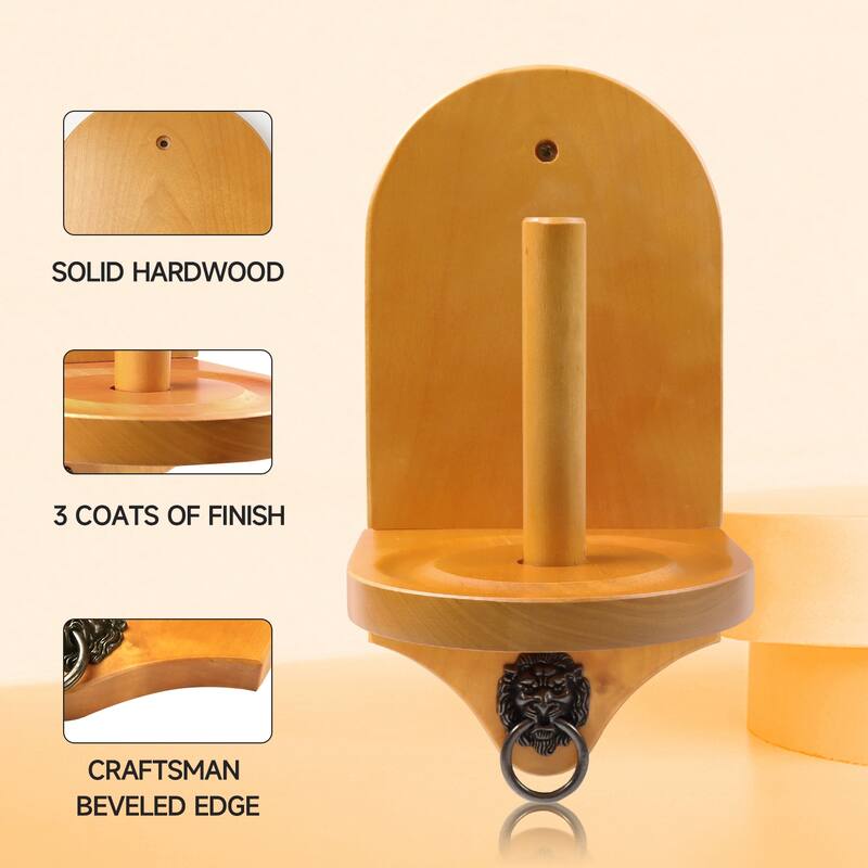GSE™ Billiard Pool Table Wall Mounted Wood Cone Chalk Holder