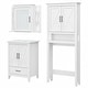 preview thumbnail 9 of 13, Key West 24W Bathroom Vanity, Mirror and Space Saver by Bush Furniture