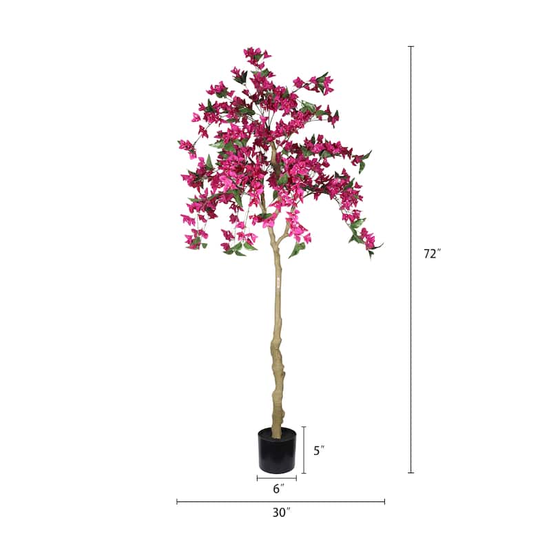 6FT Artificial Bougainvillea Tree