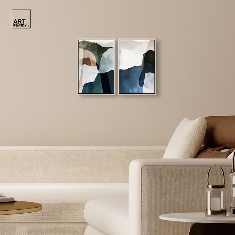Deliberately Lucky Canvas Set of 2 by Art Remedy