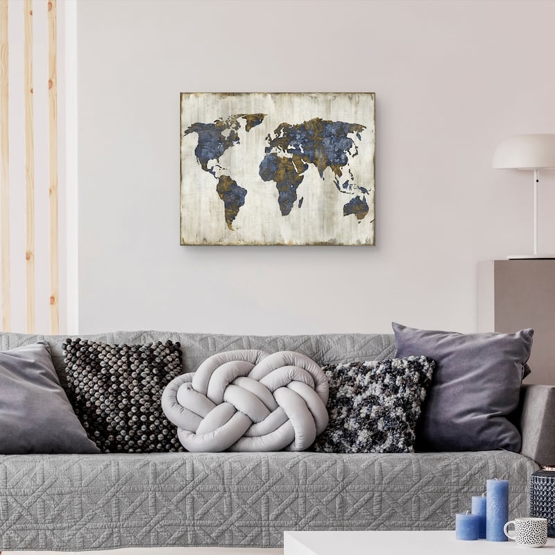 The World I by Russell Brennan Canvas Art Print