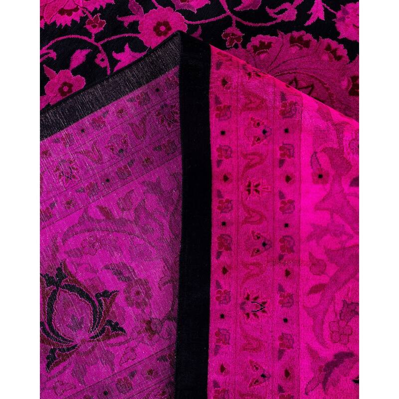 Fine Vibrance One-of-a-Kind Hand-Knotted Area Rug - Pink, 12' 2" x 18' 5" - 12' 2" x 18' 5"