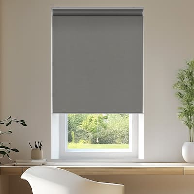 Chicology Cordless Light Filtering Window Roller Shade UV Protection - Urban Grey