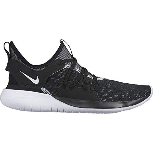 nike black and white shoes without laces