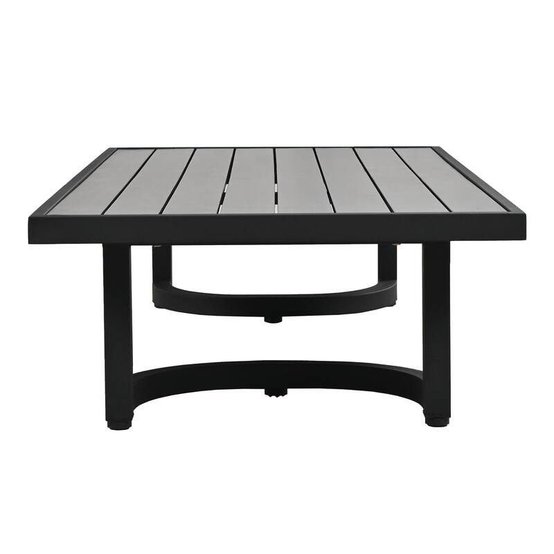 4-Piece Outdoor 5-Seater Steel Sofa Set, Waterproof & Anti-Rust