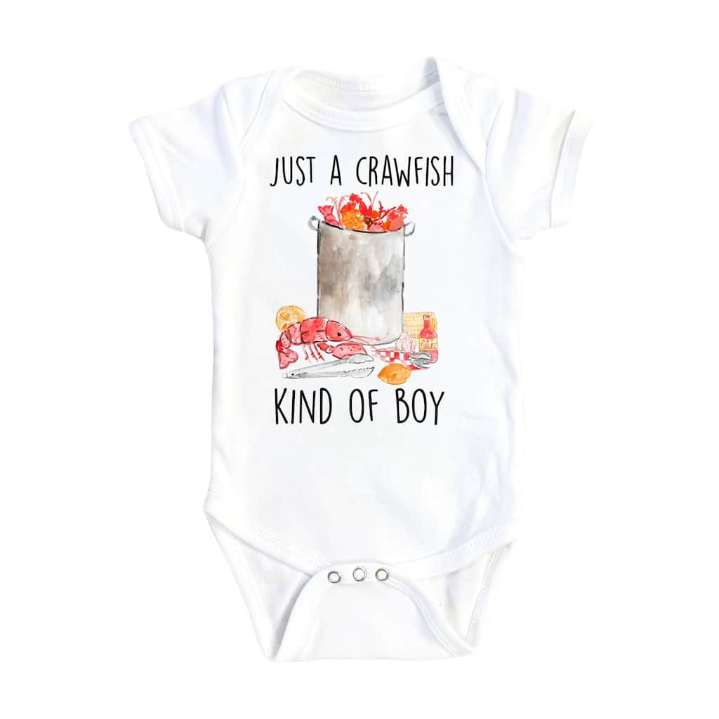 Crawfish Boy - Baby Boy Girl Clothes Infant Bodysuit Funny Cute Newborn