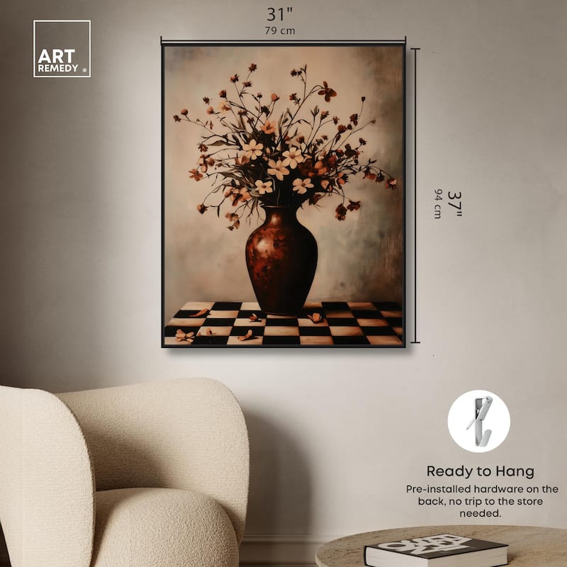 Antique Anthos Aria Canvas by Art Remedy