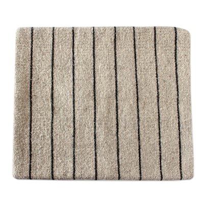 Novica Handmade Oaxacan Stripes Wool Cushion Cover