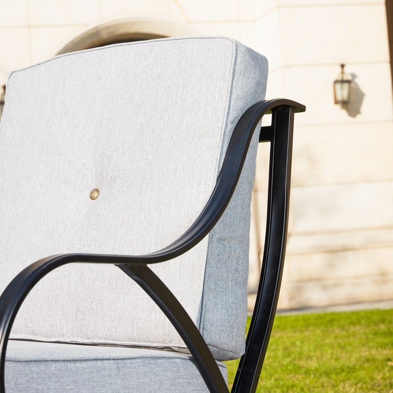Patio Festival Outdoor Cushioned Rocking-Motion Chair