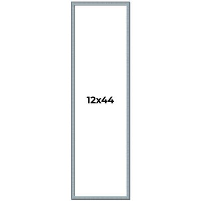 12x44 Frame Rustic Sky Blue Solid Wood Picture Frame | 0.75 Inch