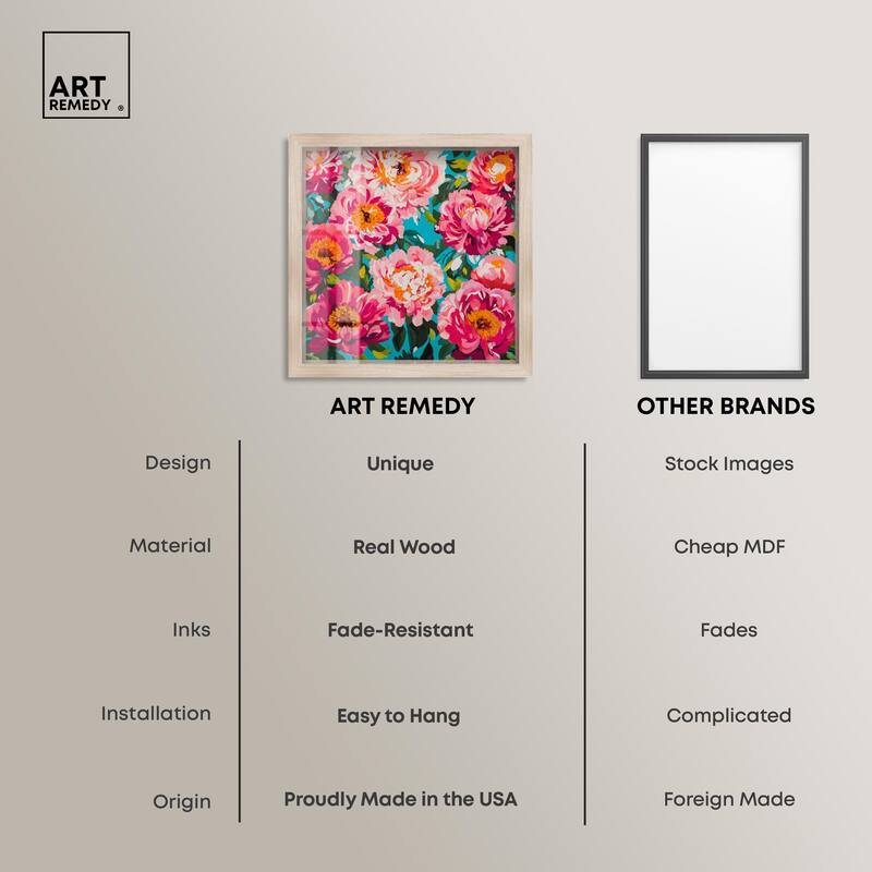 Maximalist Bloom Shadowbox by Art Remedy