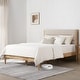 preview thumbnail 43 of 48, Spruce & Spring Mason Upholstered Platform Bed Frame with Headboard