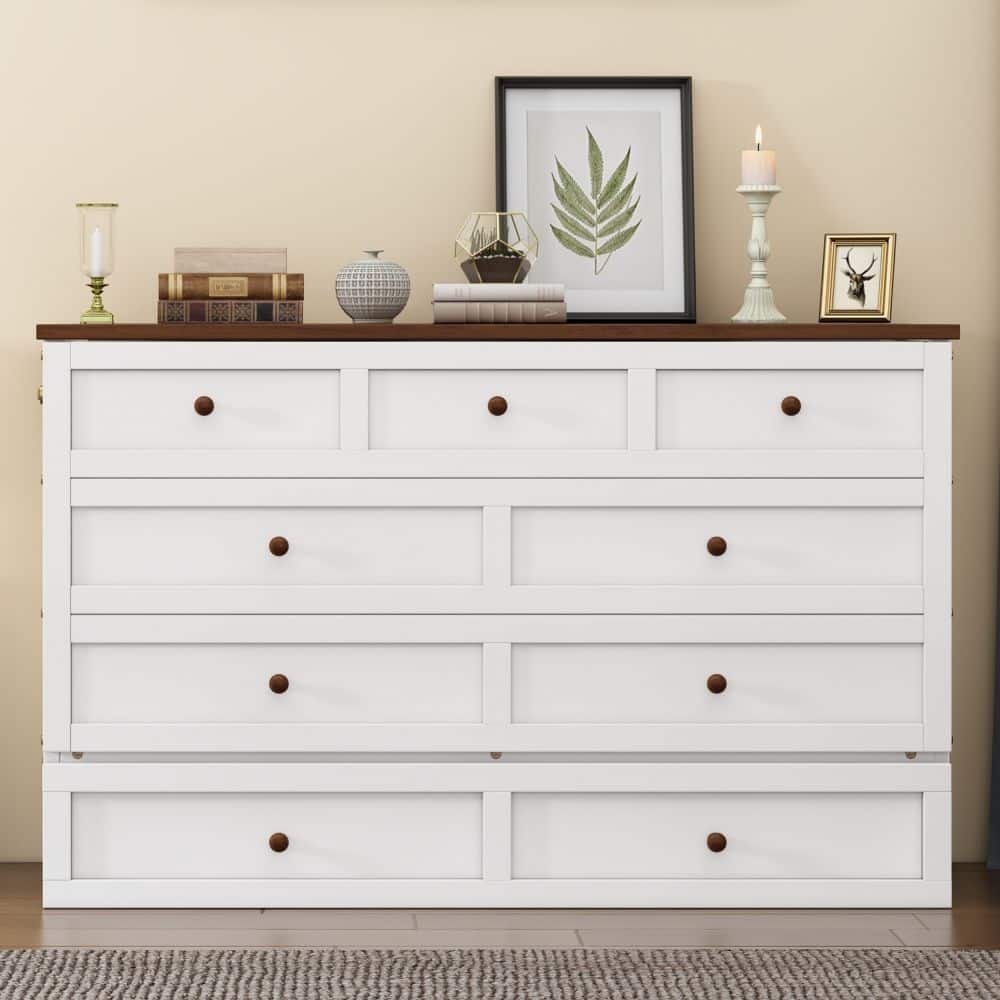 Modern Solid Bed Chest with Charging Station and Large Storage Drawer