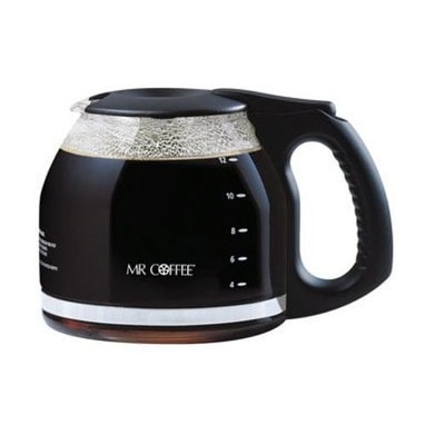 Mr Coffee PLD12-1 Replacement Carafe, 12 Cup, Black