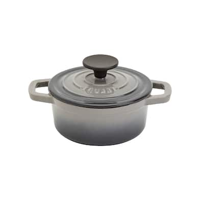 Smith & Clark Iron Works 1-Quart Enamel Dutch Oven - Gray