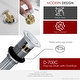 preview thumbnail 33 of 48, STYLISH Pop-Up Bathroom Sink Drain with Overflow D-700