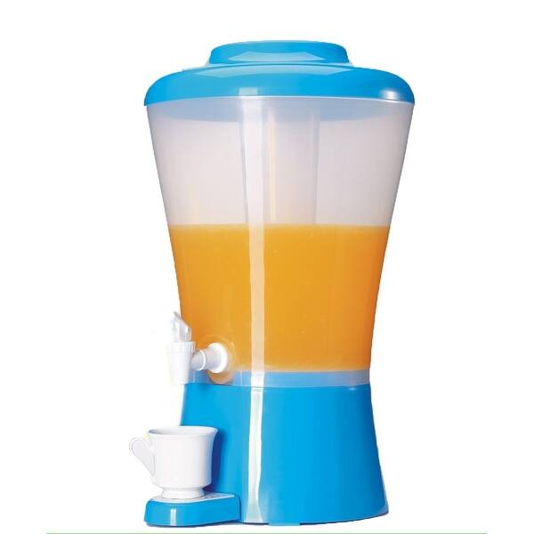 Shop Palais Dinnerware Plastic Beverage Drink Dispenser With Ice Tube Overstock 12029233