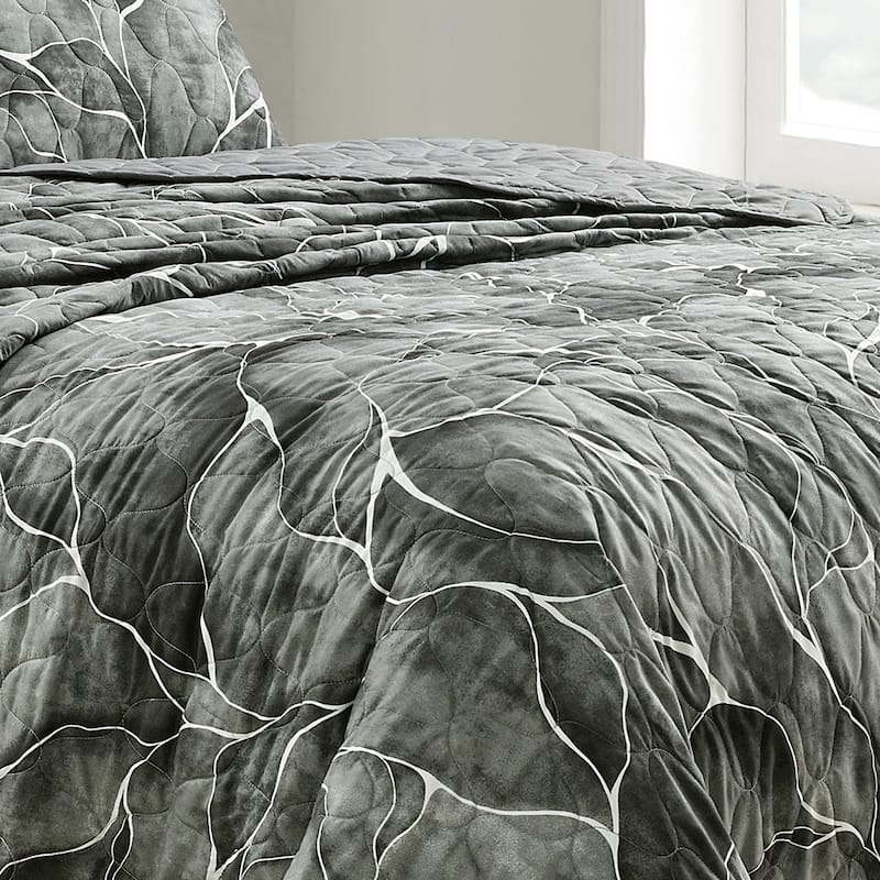 Shatex Arelli 3 piece Lightweight Cooling Bedspread set,Oversized Reversible Quilt set