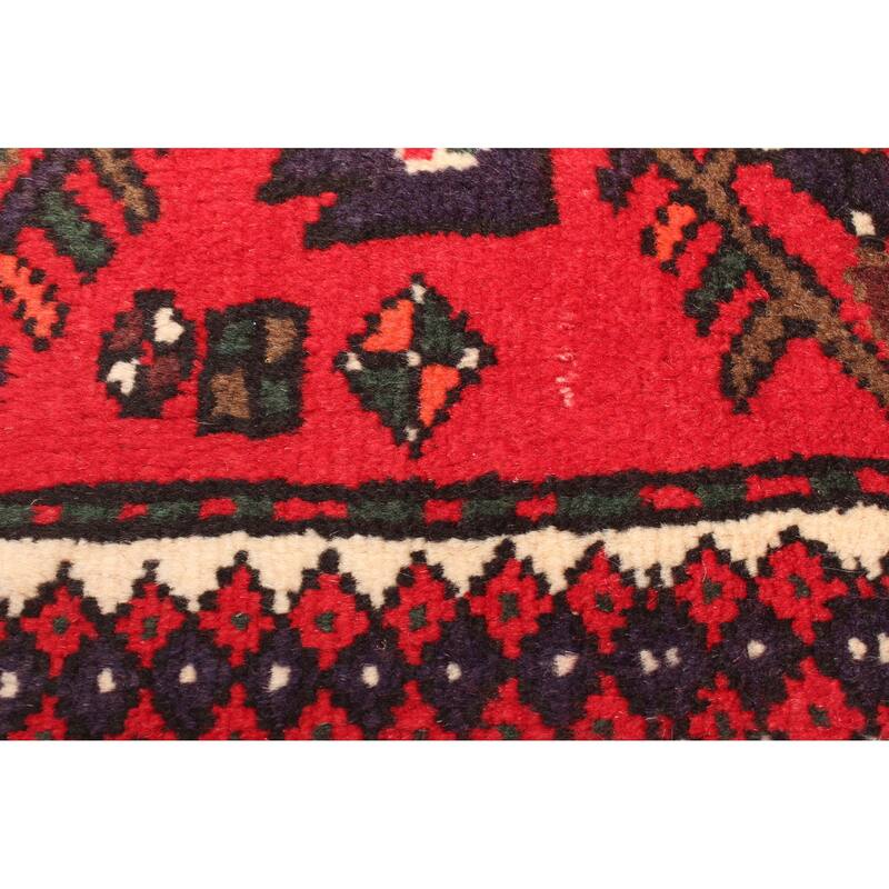 ECARPETGALLERY Hand-knotted Konya Anatolian Red Wool Rug - 4'2 x 6'8