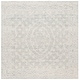 preview thumbnail 4 of 14, SAFAVIEH Handmade Ebony Shulamith Modern Wool Rug 6' Square - Ivory/Light Blue - Square