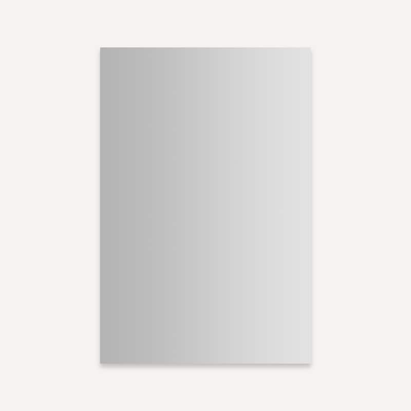 Robern PL Portray 23-1/4" x 36" Frameless Single Door Medicine Cabinet - Mirrored - Mirrored Finish