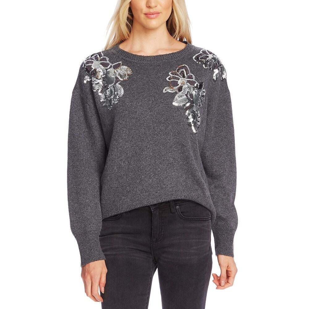 vince camuto ballie crewneck pullover