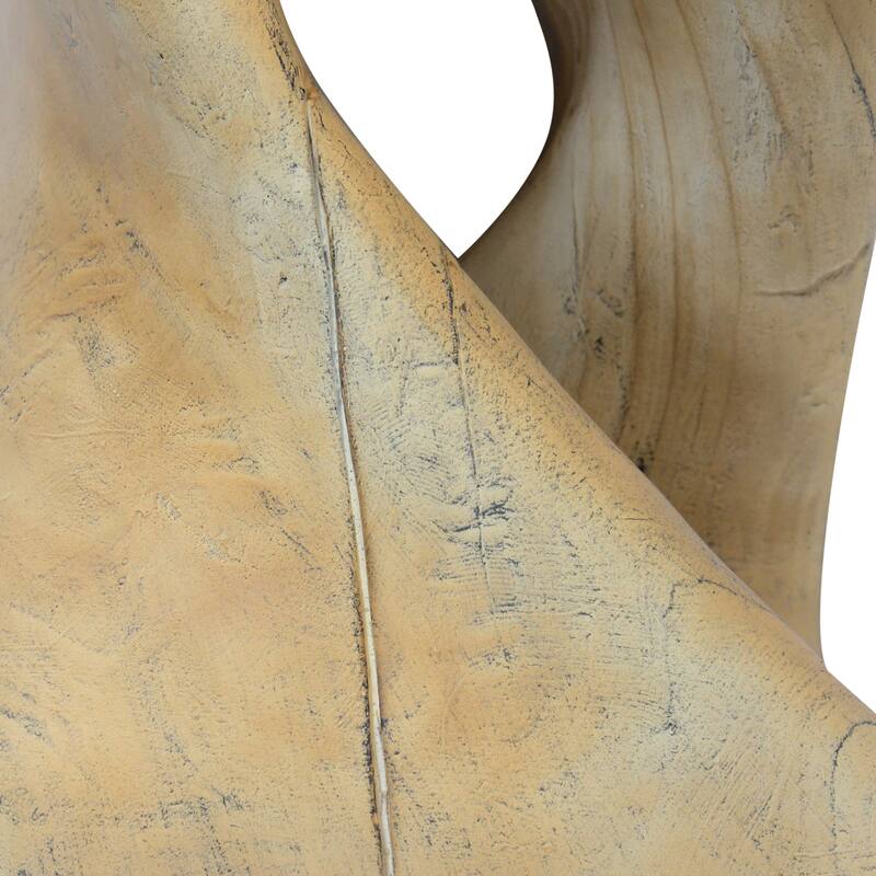 Twist Shape Side table, Wood-like texture