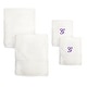 preview thumbnail 15 of 27, Sweet Kids 2-piece White Turkish Cotton Bath and Hand Towel Set with Lavender Purple Monogrammed Initial white/purple g