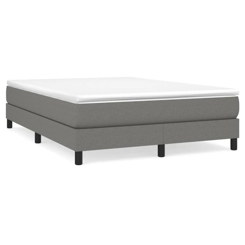 vidaXL Bed Frame Box Spring Platform Bed Base Frame Mattress Foundation Fabric