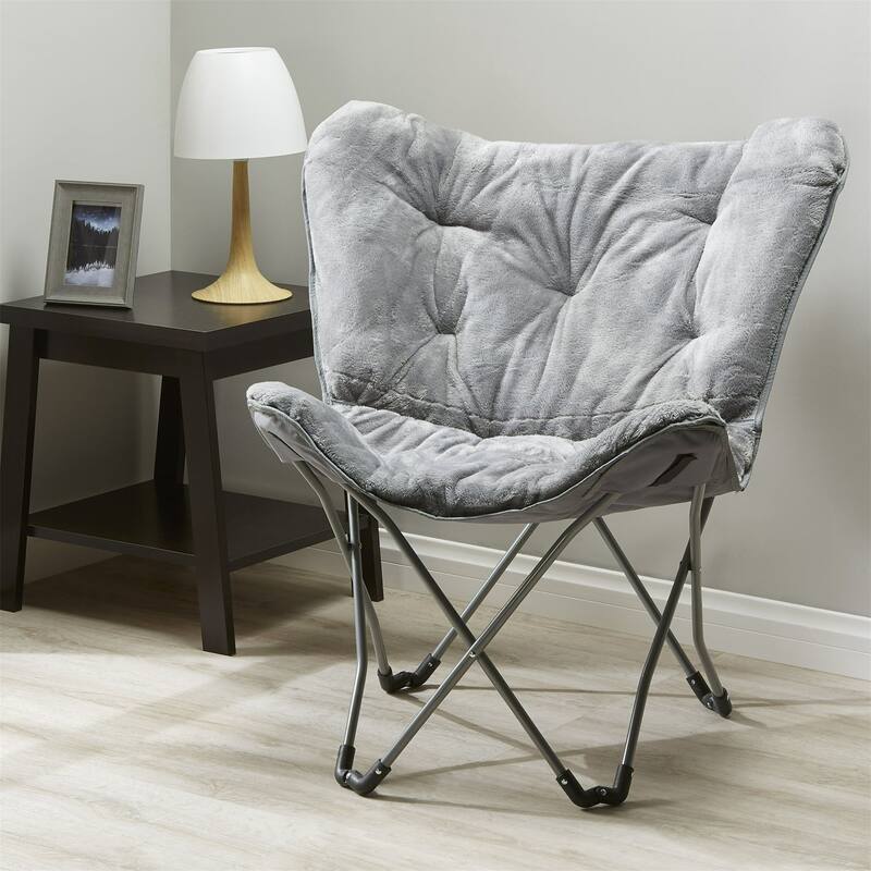 Comforts Adult Folding Butterfly Chair - Portable, Soft Cushioned & Space-Saving