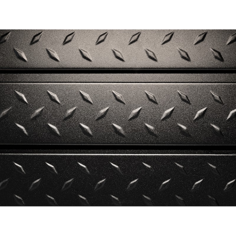 NewAge Products Pro Series 56" Slatwall Backplash - Black Diamond Plate