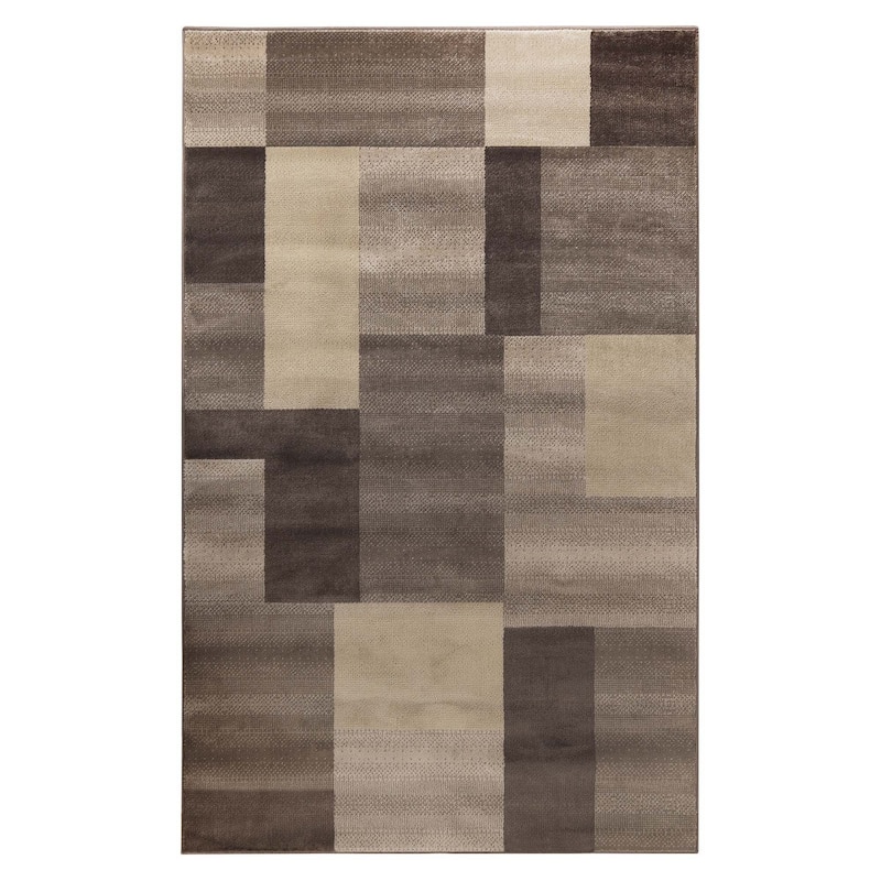 Superior Clifton Geometric Modern Indoor Area Rug - 7' x 9' - Beige