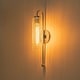 preview thumbnail 9 of 20, 19.53" Single Wall Sconce with Glass Cylinder Shade - W3.54"