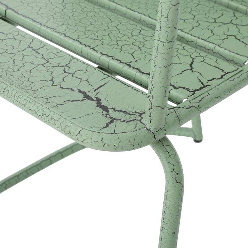 Roomfitters 3-Piece Bistro Set, Outdoor Metal Patio Table and Chairs for Balcony, Garden or Porch