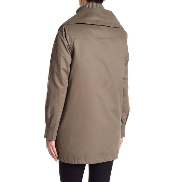 Shop Derek Lam Io Crosby Sage Green Womens Size Large L Faux Fur