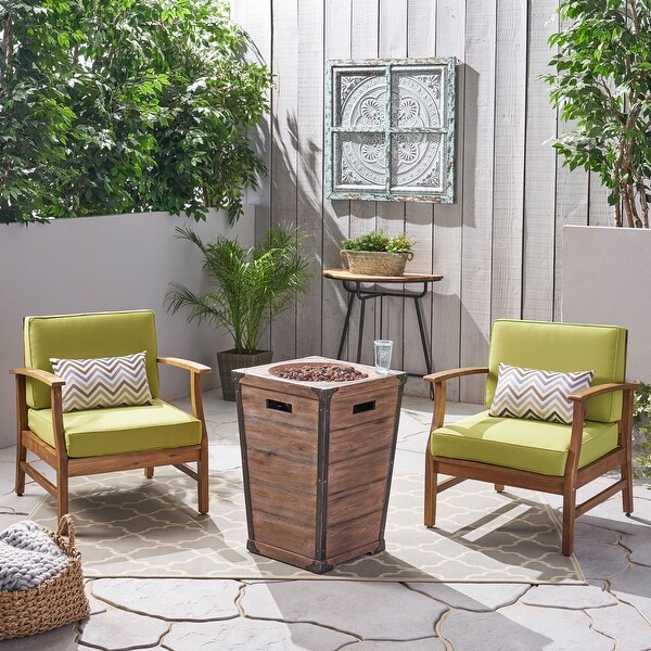Best choice products set of 2 online outdoor acacia wood club chairs for patio