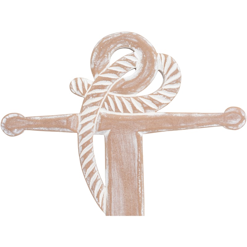 Artistic Weavers Laguna Distressed Natural Anchor 22x16-inch Wall Décor